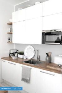 مدل کابینت های گلاس برای آشپزخانه کوچک