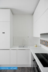 مدل کابینت آشپزخانه کوچک ال