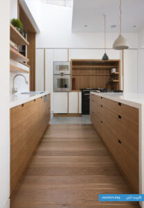 کابینت دو رنگ ، جدیدترین رنگ بندی کابینت آشپزخانه